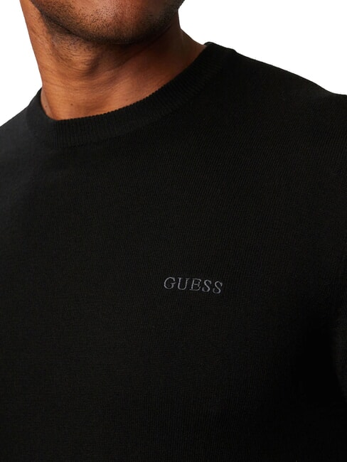 MARCOS LOGO Sweat-shirt &agrave; col rond jetbla - Pulls molletonn&eacute;s