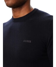GUESS MARCOS LOGO Sweat-shirt &agrave; col rond smartblue - Pulls molletonn&eacute;s - 3