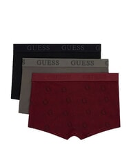 GUESS JOE Lot de 3 boxers deviner les mots en diagonale - Slip homme - 2