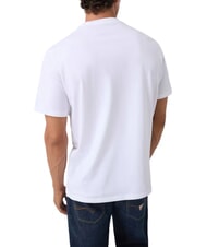 GUESS BOX LOGO EMBOSSED T-shirt avec logo brod&eacute; blanc pur - T-shirt - 2