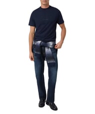 GUESS BOX LOGO EMBOSSED T-shirt avec logo brod&eacute; smartblue - T-shirt - 3