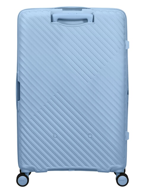 DIABLAST Valise trolley moyenne, extensible, avec serrure TSA bleu glacier - Valises Rigides