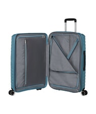 AMERICAN TOURISTER FLYTWIST  Chariot moyen, extensible bleu orage - Valises Rigides - 2