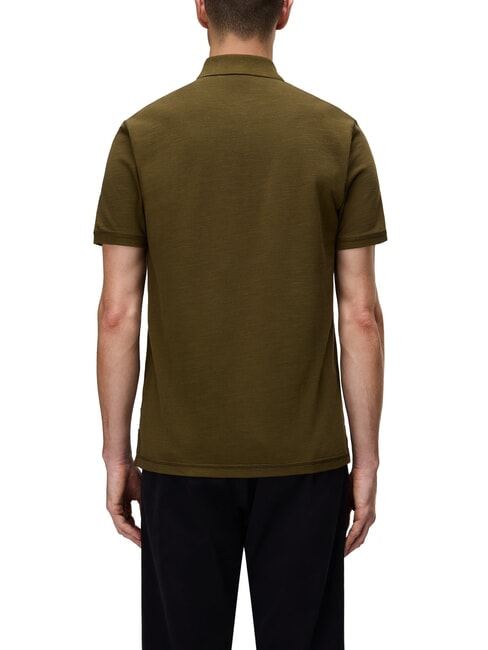 EBEA 3 polo en coton olive fonc&eacute; - chemise polo