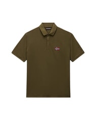 NAPAPIJRI EBEA 3 polo en coton olive fonc&eacute; - chemise polo - 3