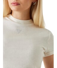 GUESS LICIA T-shirt &agrave; manches courtes cremwhi - T-shirt - 3
