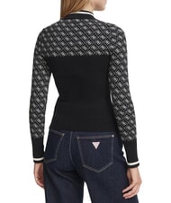 GUESS MOCK NECK AUBREY 4G Pull coupe slim - Chandails pour femmes