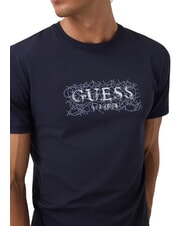GUESS BOX LORO ROPES T-shirt avec logo &eacute;pingl&eacute; smartblue - T-shirt - 4