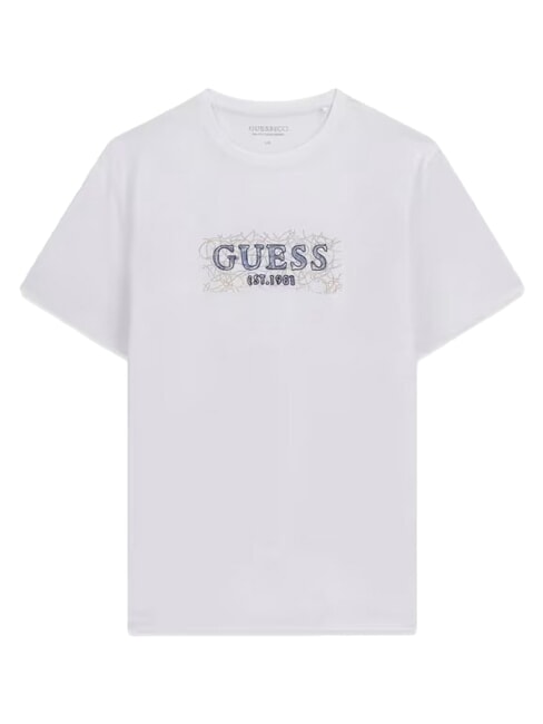 BOX LORO ROPES T-shirt avec logo &eacute;pingl&eacute; blanc pur - T-shirt