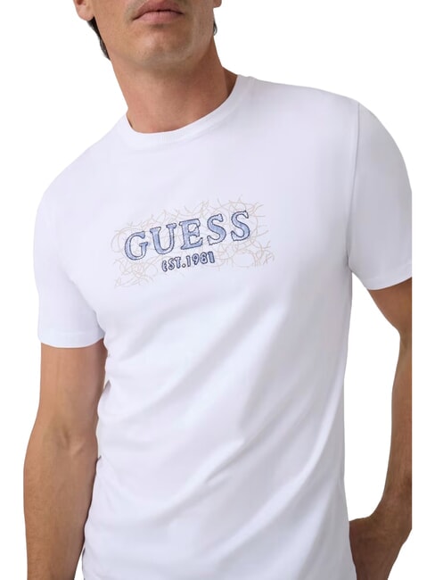 BOX LORO ROPES T-shirt avec logo &eacute;pingl&eacute; blanc pur - T-shirt