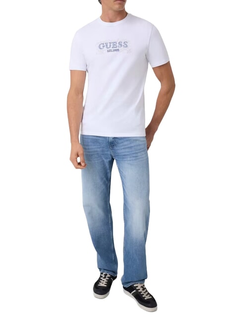 BOX LORO ROPES T-shirt avec logo &eacute;pingl&eacute; blanc pur - T-shirt
