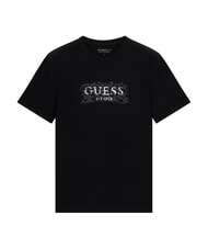 GUESS BOX LORO ROPES T-shirt avec logo &eacute;pingl&eacute; jetbla - T-shirt - 5