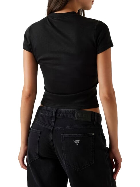 LICIA T-shirt &agrave; manches courtes bruy&egrave;re noir de jais - T-shirt