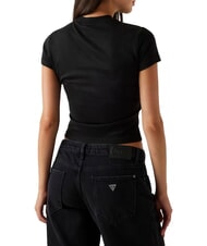 GUESS LICIA T-shirt &agrave; manches courtes bruy&egrave;re noir de jais - T-shirt - 2