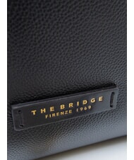 THE BRIDGE GEMMA Sac &agrave; main avec bandouli&egrave;re black Gold - Sacs pour Femme - 3