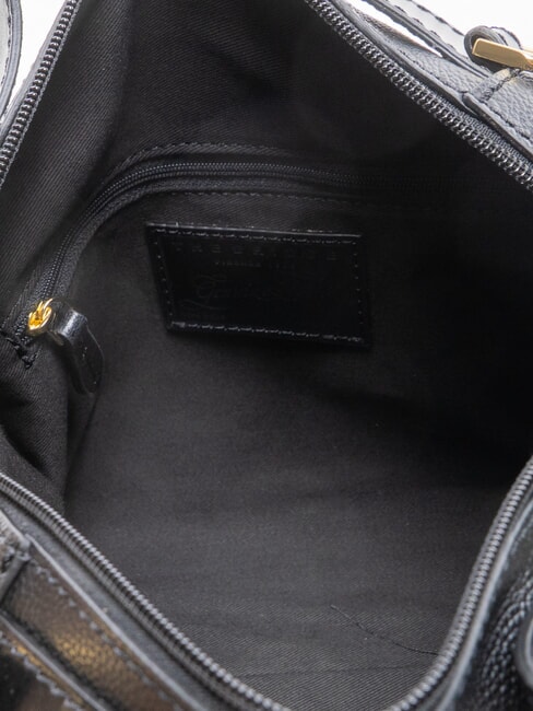 GEMMA Sac &agrave; main avec bandouli&egrave;re black Gold - Sacs pour Femme