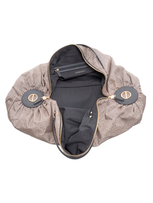 B-ACCADEMY Sac &agrave; main maxi avec bandouli&egrave;re OP / NATUREL / NOIR - Sacs pour Femme