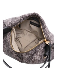 BORBONESE PRIVE Sac bandouli&egrave;re, avec bandouli&egrave;re goudron - Sacs pour Femme - 5