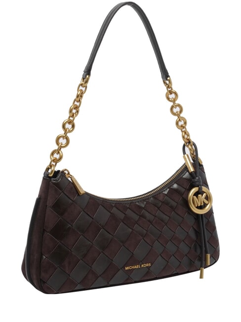 NOLITA Sac bandouli&egrave;re en cuir chocolat - Sacs pour Femme