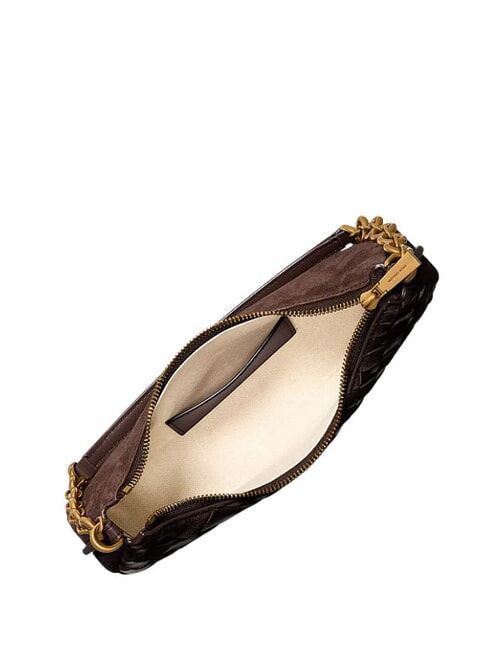 NOLITA Sac bandouli&egrave;re en cuir chocolat - Sacs pour Femme