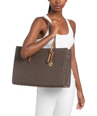 MICHAEL KORS ZADIE sac bandouli&egrave;re brun/gland - Sacs pour Femme - 2