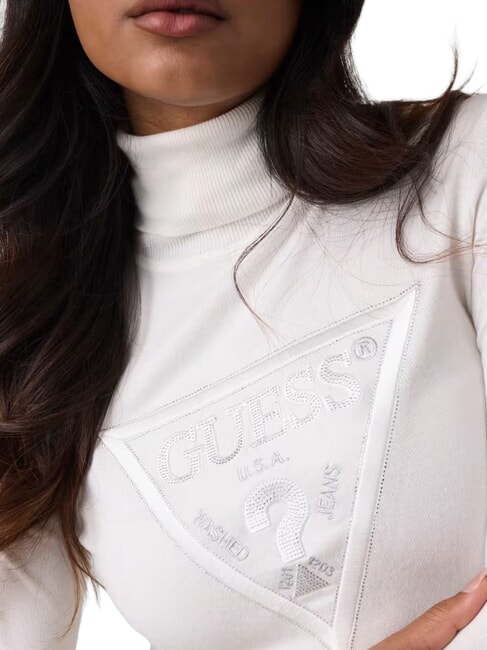 HALLIE TRIANGLE Pull &agrave; col montant, manches longues cremwhi - Chandails pour femmes