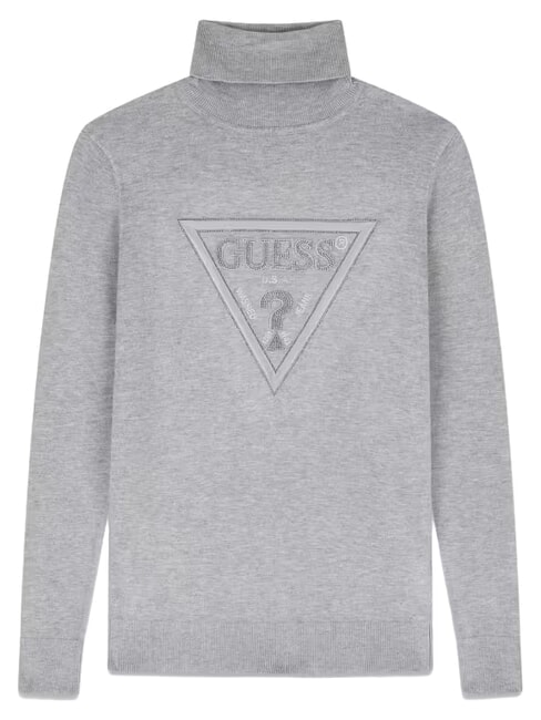 HALLIE TRIANGLE Pull &agrave; col montant, manches longues gris chin&eacute; clair m - Chandails pour femmes