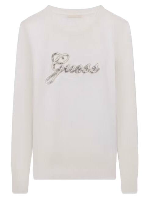 GEORGIA LOGO chemise &agrave; manches longues cremwhi - Chandails pour femmes