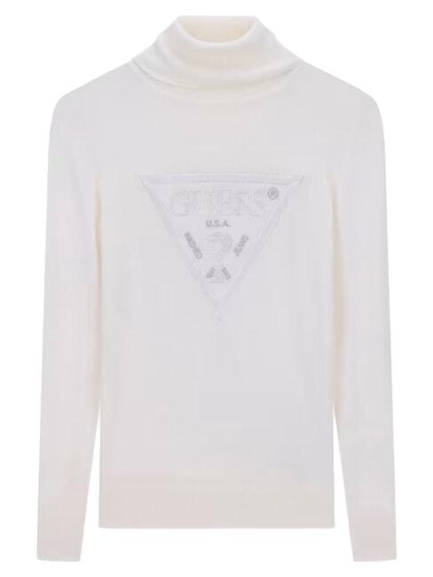 HALLIE TRIANGLE Pull &agrave; col montant, manches longues cremwhi - Chandails pour femmes