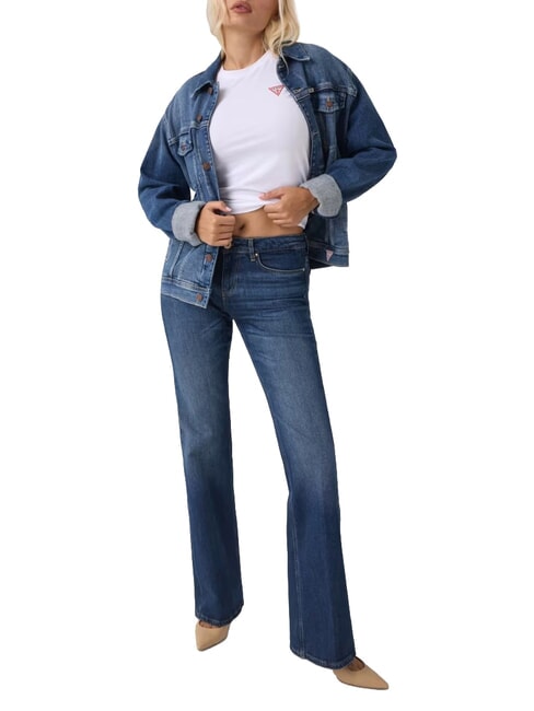 BEVERLY LOW RISE Jeans taille basse obscurit&eacute; du coin du feu - Jeans