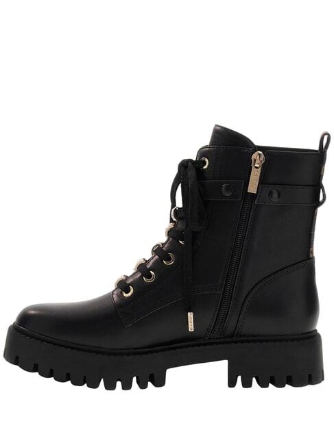 FICKI bottines NOIR MARRON - Chaussures Femme