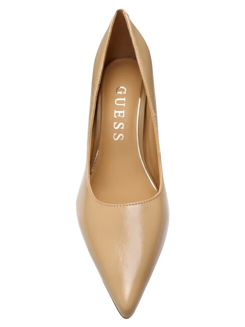 BARCHIE Escarpins en cuir &agrave; talons hauts BEIGE - Chaussures Femme