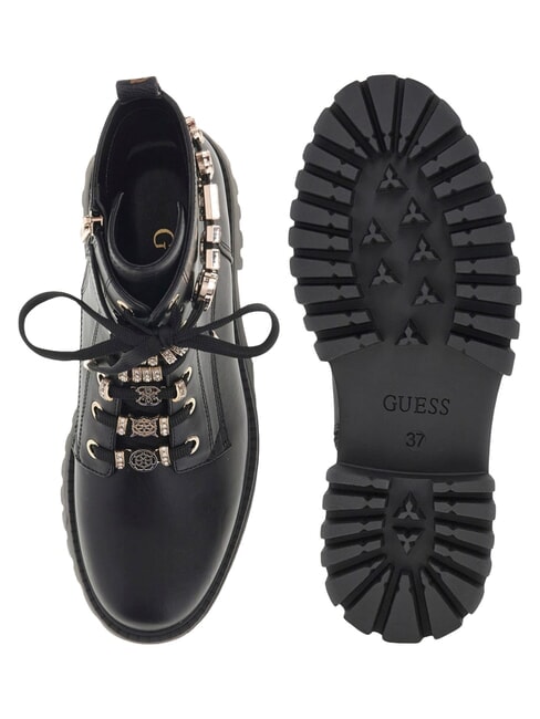 FICKI bottines NOIR MARRON - Chaussures Femme