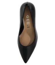 GUESS BARCHIE Escarpins en cuir &agrave; talons hauts NOIR - Chaussures Femme - 5