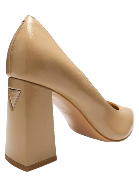 BARCHIE Escarpins en cuir &agrave; talons hauts BEIGE - Chaussures Femme