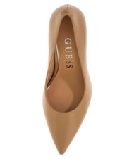 GUESS BARCHIE Escarpins en cuir &agrave; talons hauts BEIGE - Chaussures Femme - 5