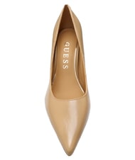 GUESS BARCHIE Escarpins en cuir &agrave; talons hauts BEIGE - Chaussures Femme - 3