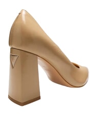 GUESS BARCHIE Escarpins en cuir &agrave; talons hauts BEIGE - Chaussures Femme - 4
