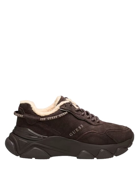 MICOLA3 Baskets en cuir brun - Chaussures Femme