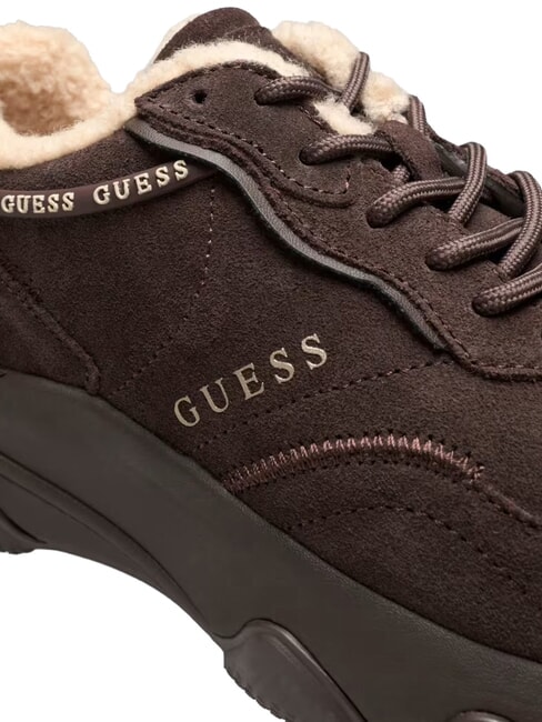 MICOLA3 Baskets en cuir brun - Chaussures Femme