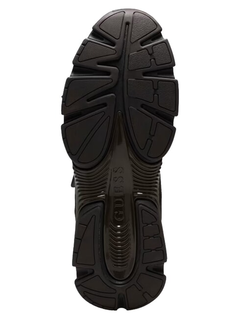 IRRINA Baskets en cuir brun - Chaussures Femme