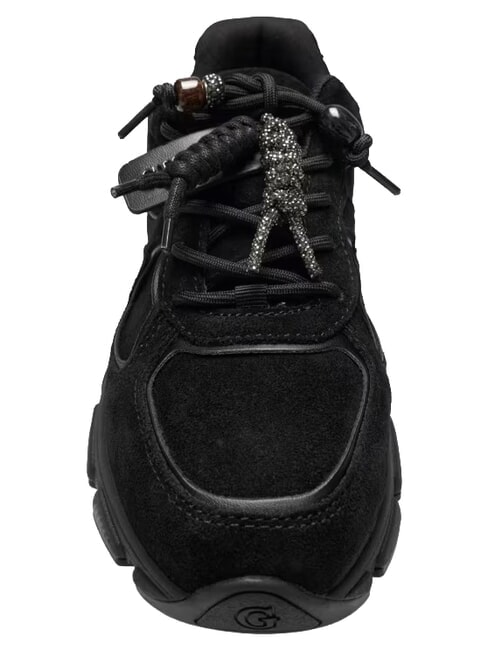 IRRINA Baskets en cuir NOIR - Chaussures Femme