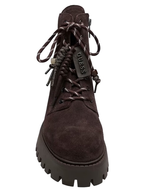 FIZZLE bottines en cuir brun - Chaussures Femme