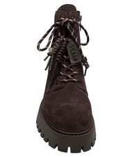 GUESS FIZZLE bottines en cuir brun - Chaussures Femme - 3