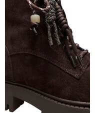 GUESS FIZZLE bottines en cuir brun - Chaussures Femme - 6