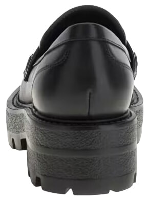 YAMINA mocassin en cuir NOIR - Chaussures Femme