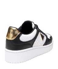 GUESS MIRAM6 Baskets NOIR MARRON - Chaussures Femme - 4