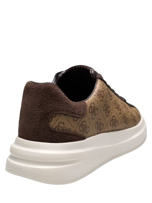ELBA  Baskets Beige / Marron - Chaussures Homme
