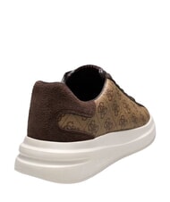 GUESS ELBA  Baskets Beige / Marron - Chaussures Homme - 4