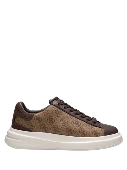 ELBA  Baskets Beige / Marron - Chaussures Homme